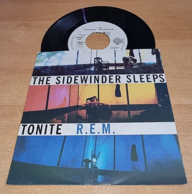 R.E.M. The sidewinder sleeps tonite 7" GERMANY SINGLE VINYL ULTRA RARE 1992 REM - Image 1 of 3