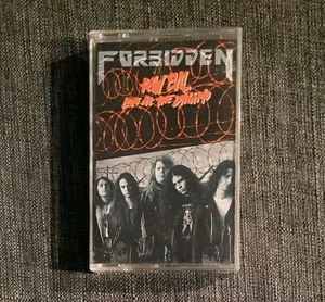 FORBIDDEN 'Raw Evil - Live At The Dynamo' Cassette Tape Promo RARE - Picture 1 of 4