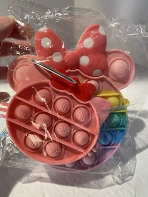 Bolso de Hombro Cartera Push Bubble Fidget Pop Minnie y Gancho para Llaves Hello Kitty Foto 1 de 4