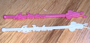 2 Vintage LES VIOLINS - SWIZZLE STIR STICKS Miami Florida - Picture 1 of 4