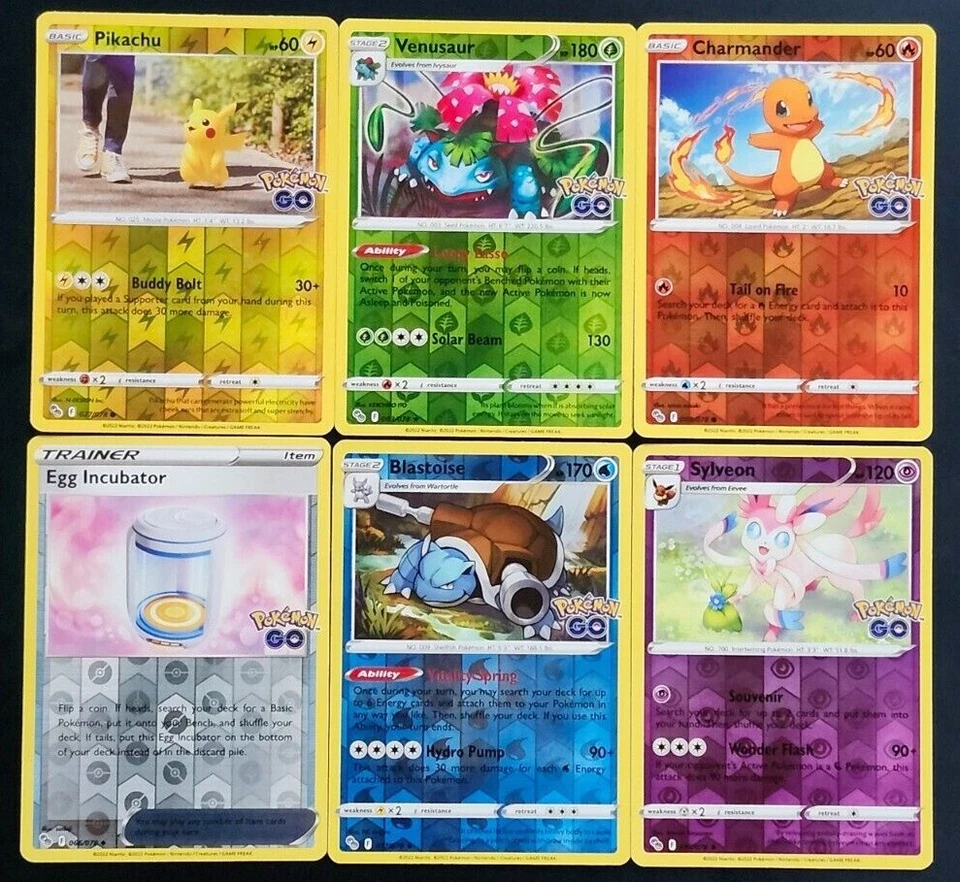 Pokemon GO -  Sword & Shield - REVERSE HOLO Foil Singles You Pick the Card - Image 1 of 1