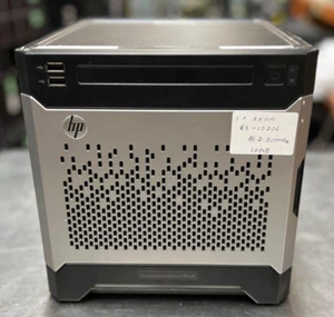 HP ProLiant Micro Server Gen8 l 1x Xeon E3-1220L @2.2GHz 16GB l 4xCaddys 1x PSU - Picture 1 of 4