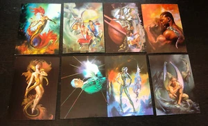 1994 Julie Bell Trading Cards -- Near FULL 8 of 10 Tekchrome Chase Subset - Picture 1 of 1