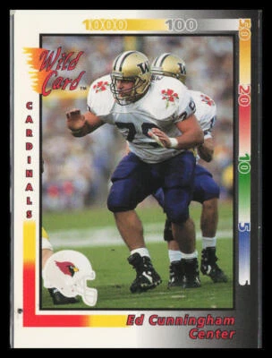 1992 Wild Card Ed Cunningham #67 RC - Image 1 of 2