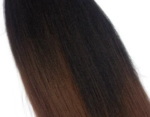 Easy Trenza Single Ombre 24" cabello 1B/30# juego de agua caliente una extensión estirada - Imagen 1 de 13