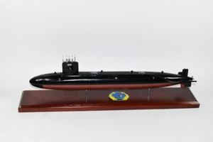 USS Gurnard SSN-662 U-Boot Modell, US Navy, Scale Model, Mahagoni, Stör - Bild 1 von 5
