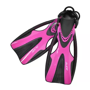 Scuba Choice Glide Magenda Lady's Dive Fin with Bungee Strap - Picture 1 of 4
