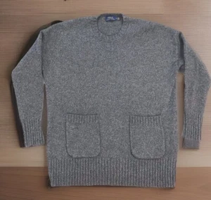 Polo Ralph Lauren Pullover Damen Small Petite Grau Wolle Kaschmir Mischung - Bild 1 von 15