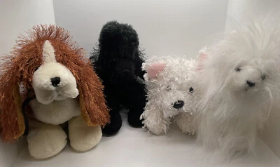 Lot of Webkinz Ganz plush stuffed animals dogs Poodle Yorkie Westie Basset Hound - Image 1 of 4