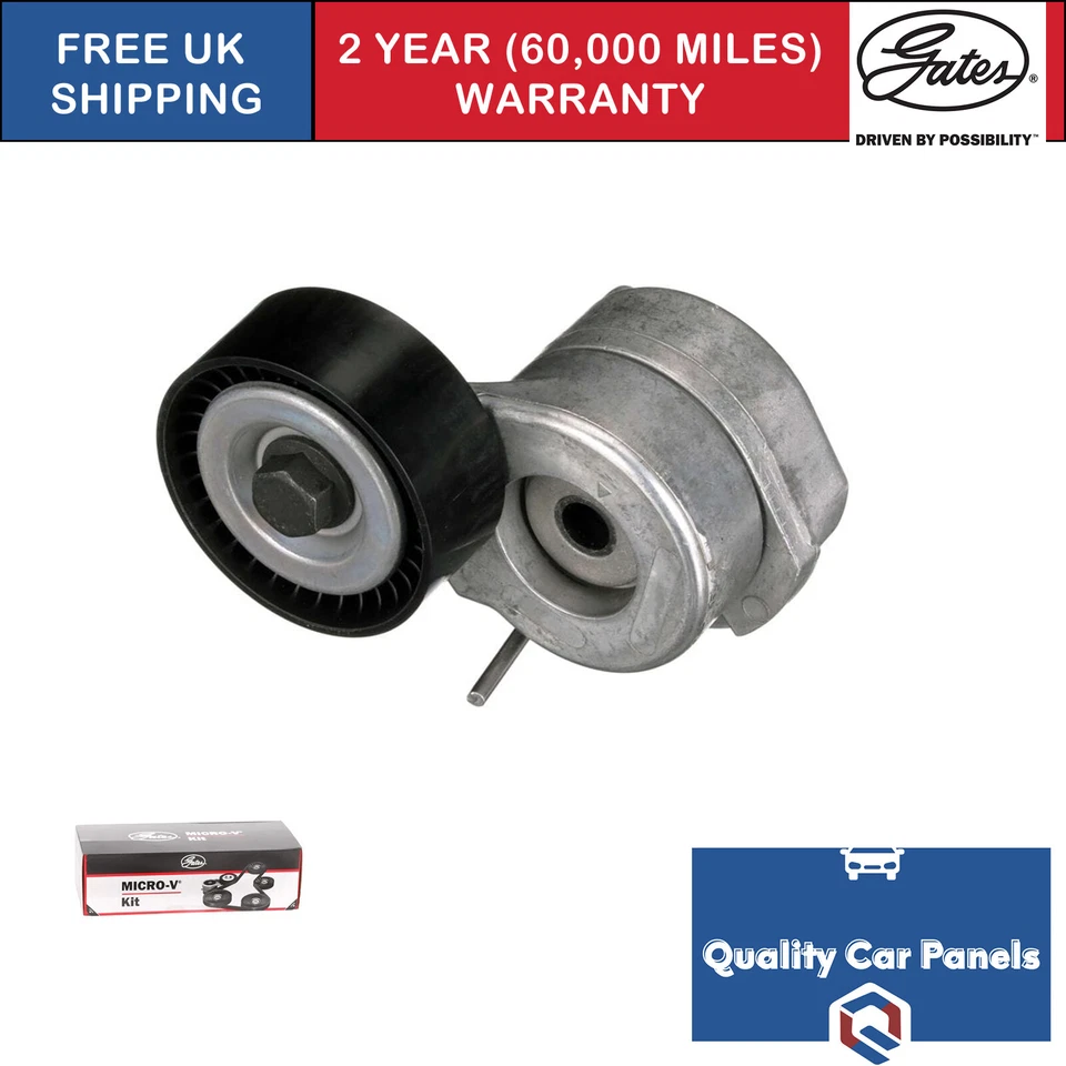 For Chevrolet Aveo 2011-2015 1.3 Gates Belt Tensioner V Ribbed Belt T38440 - Image 1 of 1