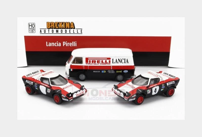 1:87 BREKINA PLAST  Fiat 238 + 2X Lancia Stratos Hf #4 #0 Rally 1978 BRE29663 - Immagine 1 di 2