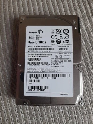 Seagate Savvio 10.2k SAS 73gb 2,5" hard drive - Image 1 of 4