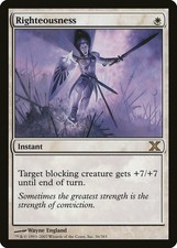 Righteousness 10th Edition NM White Rare MAGIC THE GATHERING MTG CARD ABUGames