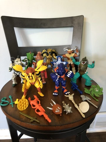 MMPR Power Rangers  Evil Space Aliens Vintage Action Figure Lot x (9) Complete Cover