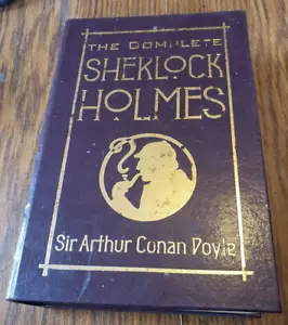 The Complete Sherlock Holmes 1992 Leather Bound HC Book Barnes & Noble - Picture 1 of 6