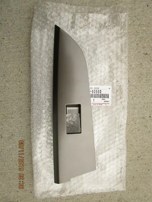 08-12 TOYOTA LAND CRUISER PASAJERO LADO DERECHO VENTANA INTERRUPTOR BISEL MOLDURA GRIS NUEVO Foto 1 de 2