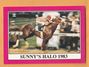 Horse Star Kentucky Derby #109 Sunny's Halo 1983 11W 1991 - Imagen 1 de 2
