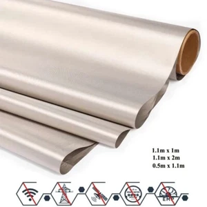 Medidor blanco material de bloqueo de señal EMF RF-ID tela de blindaje jaula Faraday Reino Unido - Imagen 1 de 9
