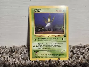 Tarjeta de juego de cartas coleccionables Pokémon Oddish 58/64 Jungle WOTC - Imagen 1 de 2