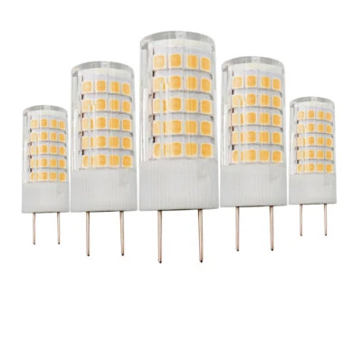 5pcs G8 T5 LED Light Bulb 5W 64-2835 SMD 120V Ceramics Light Warm White  #H - Image 1 of 4