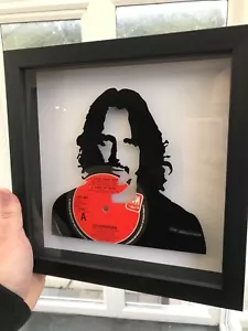 Chris Cornell von Soundgarden - Jesus Christus Pose gerahmte Vinyl Schallplatte Kunst 1992 - Bild 1 von 4