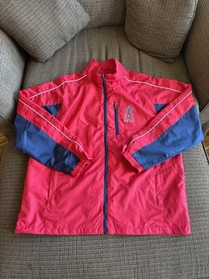 GIII Deportes Hombres California Angels Béisbol Genuino MLB Chaqueta Roja Talla XL - ¡USADA EN EXCELENTE ESTADO! Foto 1 de 4
