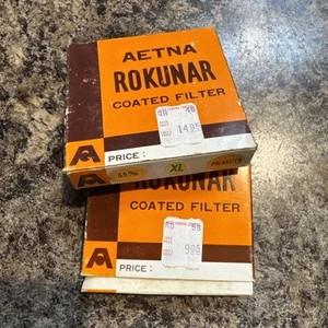 2 VTG Aetna Rokunar Coated Filter Lens Circular PL 55MM - Picture 1 of 2