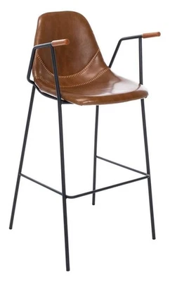 Taburete de bar de coñac Tanner Mid-Century Home Collection Foto 1 de 4