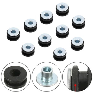 Rubber Fairing Cowling Grommet Bolts Bushing 10Pcs For Honda For Suzuki Use - Picture 1 of 9