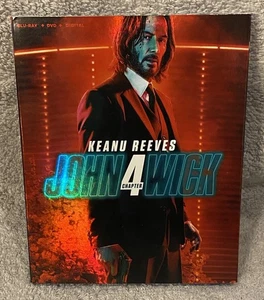 John Wick: Chapter 4 (Blu-ray, 2023) w/Slipcover - Foto 1 di 7
