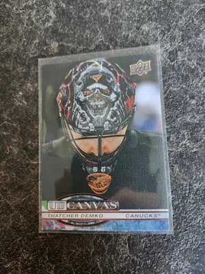 2025-26 Upper Deck Series 1 Canvas Thatcher Demko Card# C-15 - Image 1 of 2