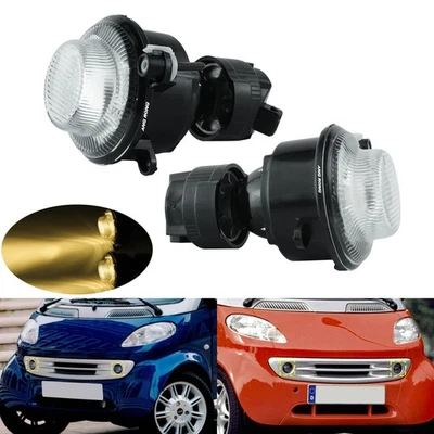 2x Warmweiß Nebelscheinwerfer Lampe Für Smart City-Coupe/Fortwo Coupe/Cabrio 450 - Bild 1 von 4