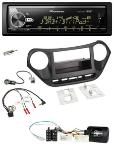 Pioneer Bluetooth USB DAB Lenkrad Autoradio für Hyundai i10 ab 2014 schwarz - Bild 1 von 9