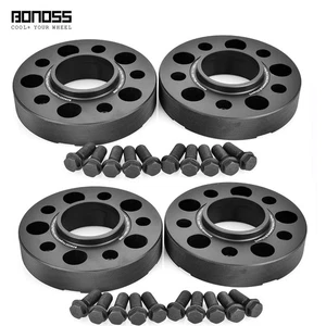 BONOSS 4x 35mm Wheel Spacers for Porsche Cayenne Turbo S / 5x130 / 71.6 / 14x1.5 - Picture 1 of 16