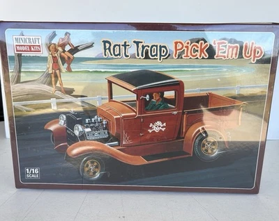 Minicraft 1/16 Scale Rat Trap Pick ’Em Up Model Kit #11228 Sealed NOS Box - Image 1 of 4