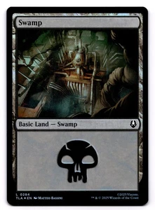 Swamp #284 [L Foil] Magic Avatar: The Last Airbender NM - Picture 1 of 2