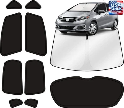 10PCS Car Window Shades Fit for Honda Fit 2015-2020, Full Window Sunshade Covers - Image 1 of 4