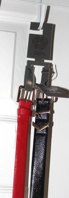 NUEVO Cinturón Mujer Talla Grande Vince Camuto Mujer’s Negro + Rojo x2 Foto 1 de 4