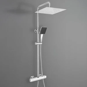 [Beschreibung lesen] Xinyang Thermostat Duscharmatur Set mit 12" Quadrat Niederschlag - Bild 1 von 12