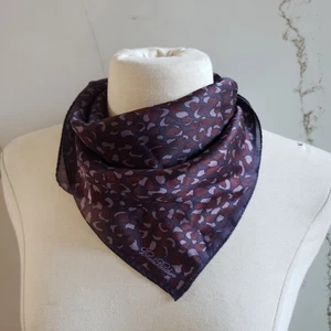 Brooks Brothers Bufanda de Seda Colección Púrpura Punteada Hecha en Corea 21x21 Regalo - Imagen 1 de 12