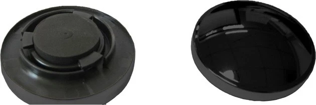 HardDrive Ratcheting Non-Vented Dummy Gas Cap Gloss Black 012697 Harley Davidson - Image 1 of 1