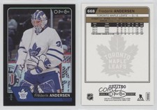 2016 Upper Deck O-Pee-Chee Update Black Rainbow Foil /100 Frederik Andersen #668
