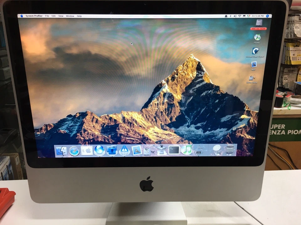 iMac 2008 20" Intel Core Duo RAM 2gb 320Gb HDD Mac Os El capitan - Immagine 1 di 1