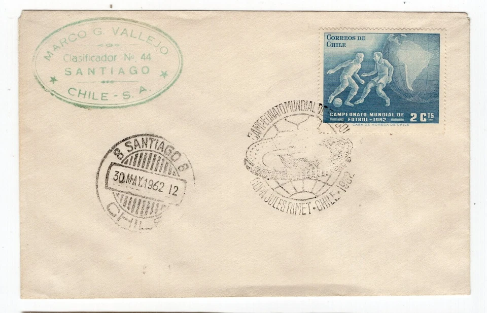 CHILE 1962 30 Mayo Fútbol Fútbol Fútbol Copa Mundial Campeonato L4 Foto 1 de 1