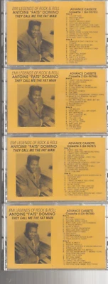 antoine fats domino they call me the fat man 4x cassette promo  - Image 1 of 4