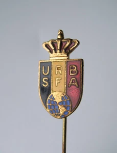 Vintage Mexico 1970 World Cup FIFA Belgium Football Federation Lapel Pin / Badge - Bild 1 von 3