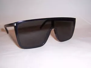 NEW SAINT LAURENT SUNGLASSES SL364 MASK ACE 001 BLACK/BLACK AUTHENTIC 364 - Picture 1 of 7