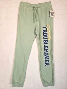 Black History Month Good Trouble Athletic Jogger Pants Kids X-Large Light Green - Picture 1 of 9