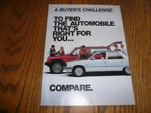 1985 AMC Renault Jeep Sales Brochure - Alliance Encore Fuego Eagle Scrambler CJ - Picture 1 of 7