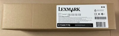 ORIGINAL LEXMARK WASTE TONER CONTAINER (C734X77G) - FREE NEXT DAY DELIVERY - Image 1 of 2